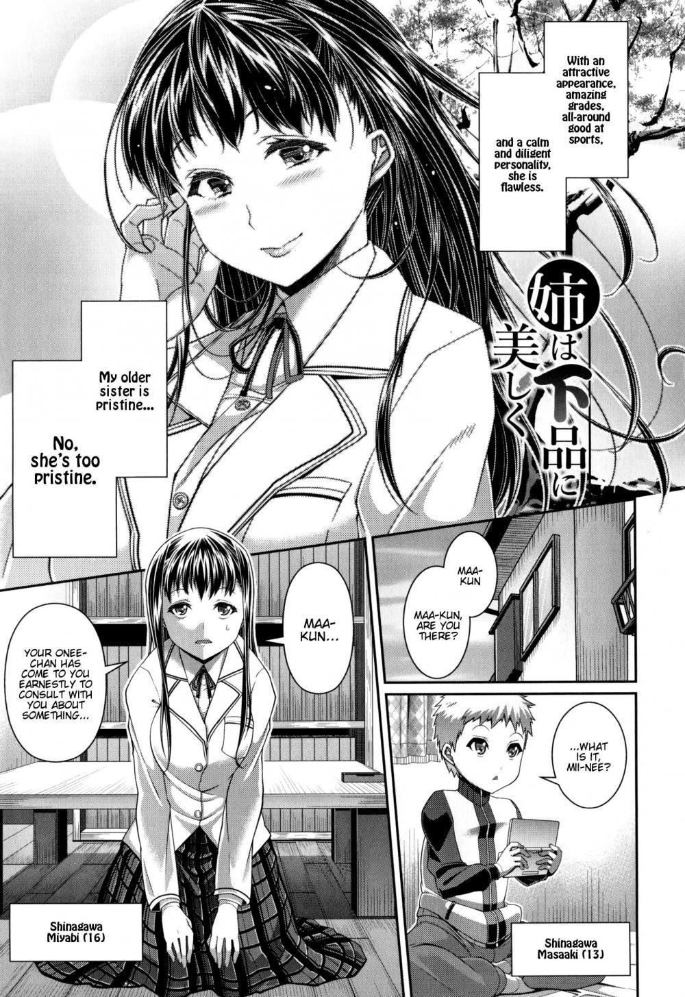 Hentai Manga Comic-Ane wa Gehin ni Utsukushiku-Read-1
